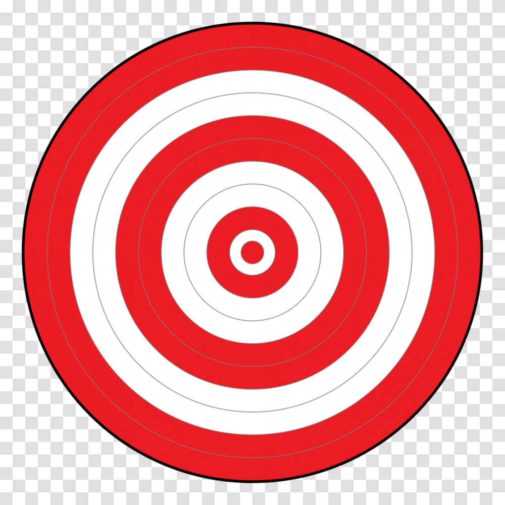 All Red Bullseye Target Easy Eye Outdoors, Shooting Range, Tabletop, Furniture Transparent Png