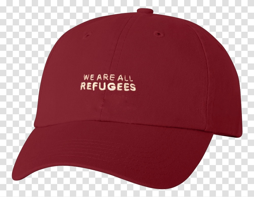 All Refugees Cardinal Dad Cap Ladbroke Grove, Clothing, Apparel, Baseball Cap, Hat Transparent Png
