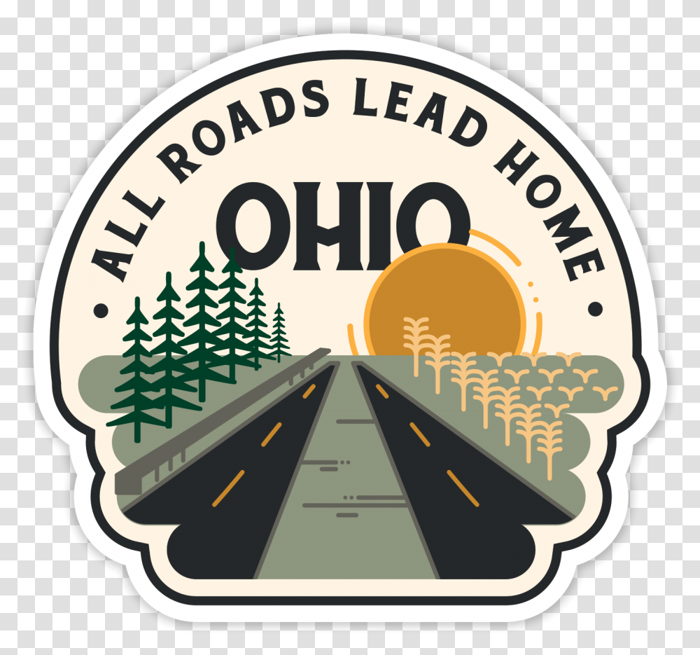 All Roads Highway Sticker Agricultural Technology Management Agency, Label, Poster, Advertisement Transparent Png