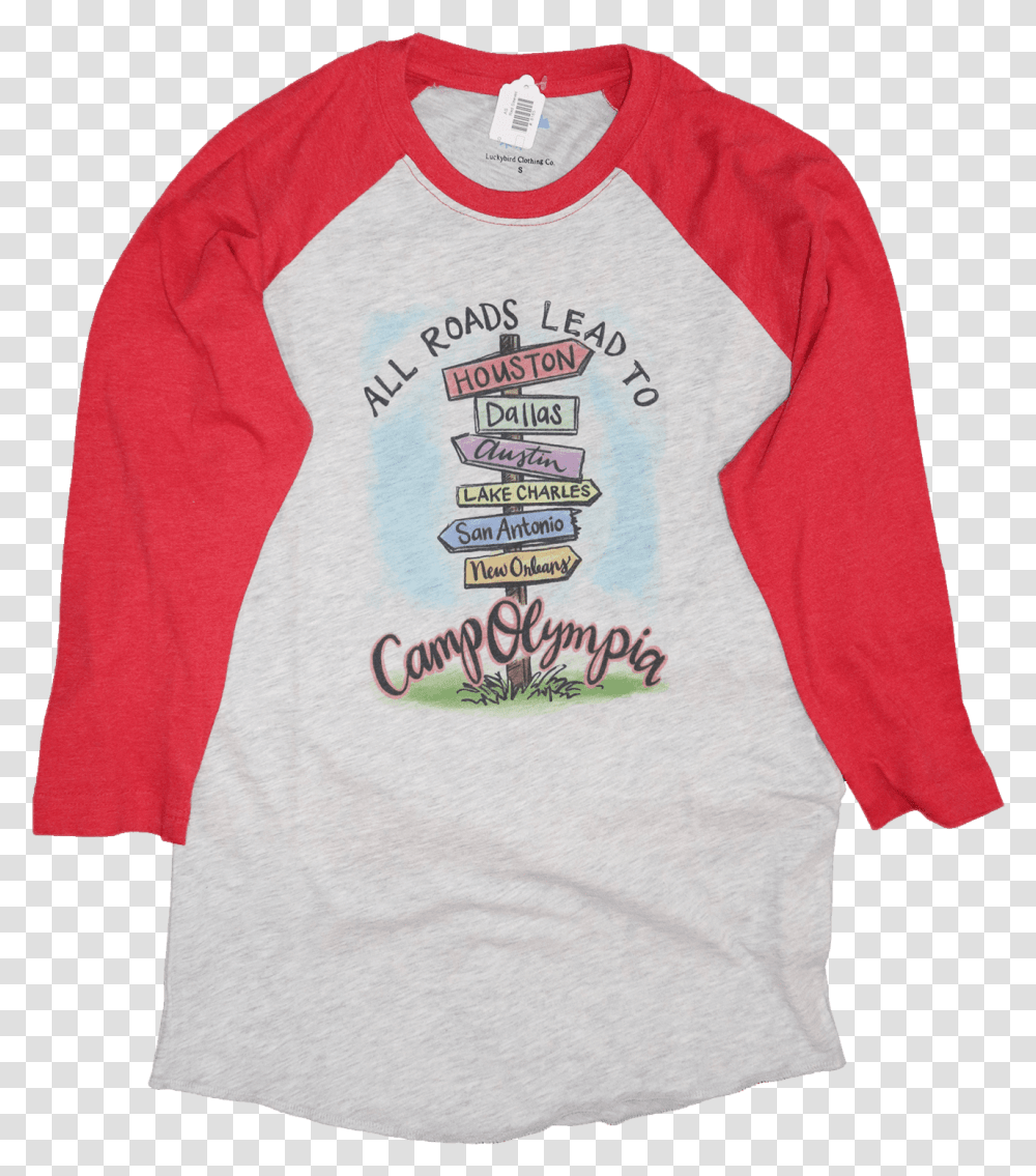 All Roads Lead To Shirt, Sleeve, Apparel, Long Sleeve Transparent Png