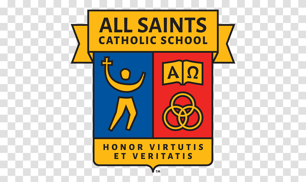All Saints Catholic School All Saints Catholic School Dallas, Logo, Advertisement Transparent Png