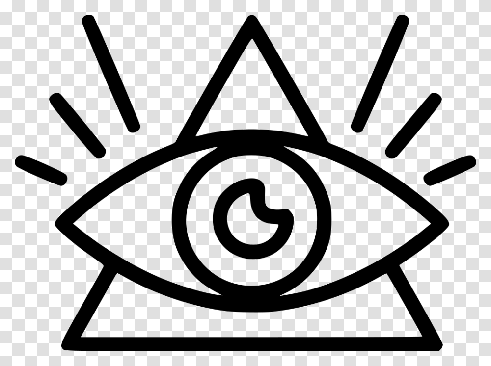 All Seeing Eye Icon Free Download, Logo, Trademark, Shovel Transparent Png