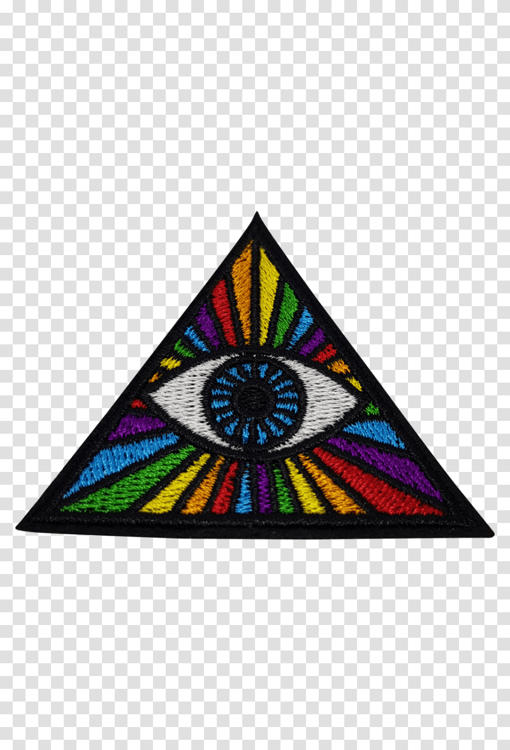 All Seeing Eye Patch Odd Mountain, Rug, Triangle, Stained Glass Transparent Png