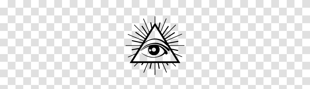 All Seeing Eye Printed Conspiracy Illuminati Cult, Nature, Outdoors, Night, Moon Transparent Png
