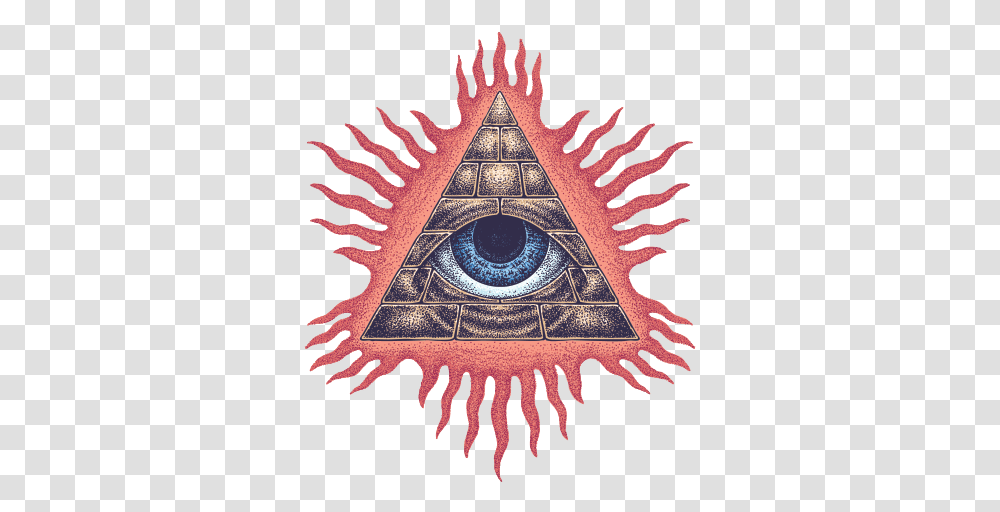 All Seeing Eye Pyramid, Triangle, Rug Transparent Png