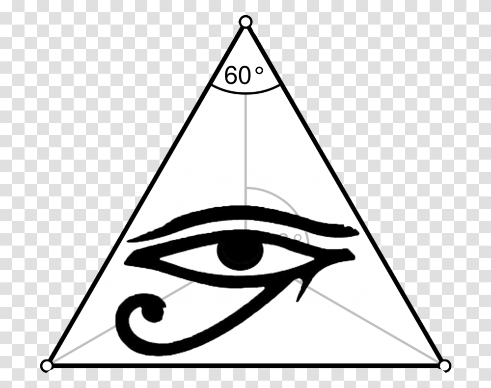 All Seeing Eye Satan's Eye, Triangle, Sign, Vehicle Transparent Png
