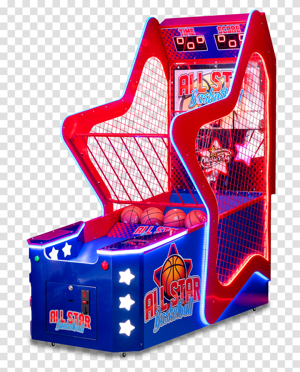 All Star Basketball Toy, Arcade Game Machine Transparent Png