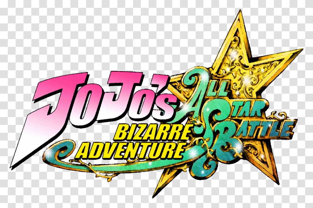 All Star Battle Bizarre Adventure Logo, Symbol, Trademark, Word, Text Transparent Png
