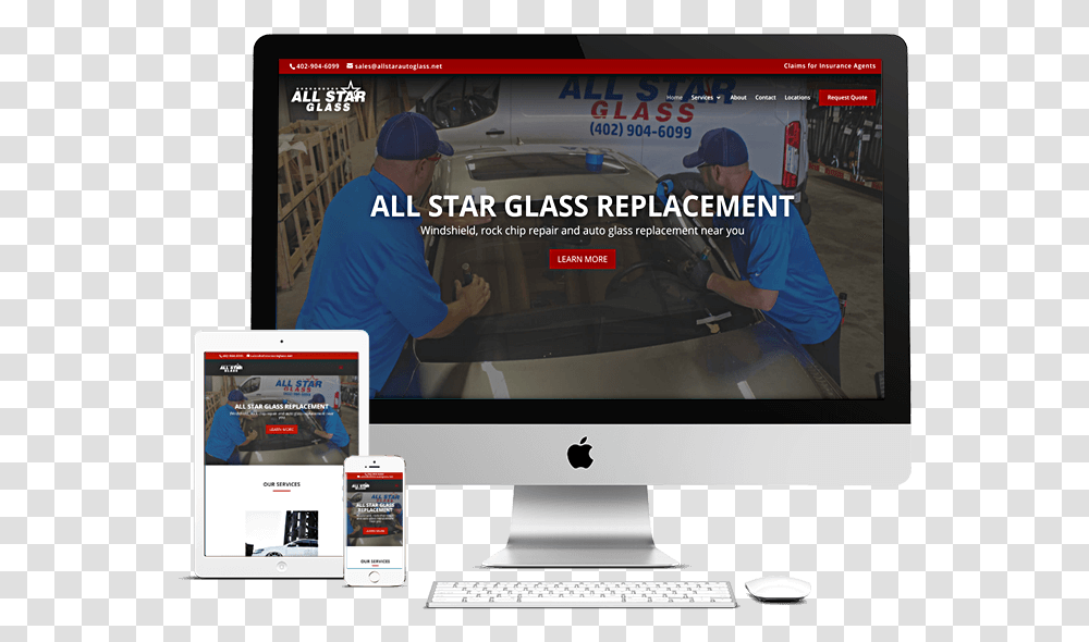 All Star Glass Imac 21.5 Inch Computer, Person, Monitor, Screen, Electronics Transparent Png