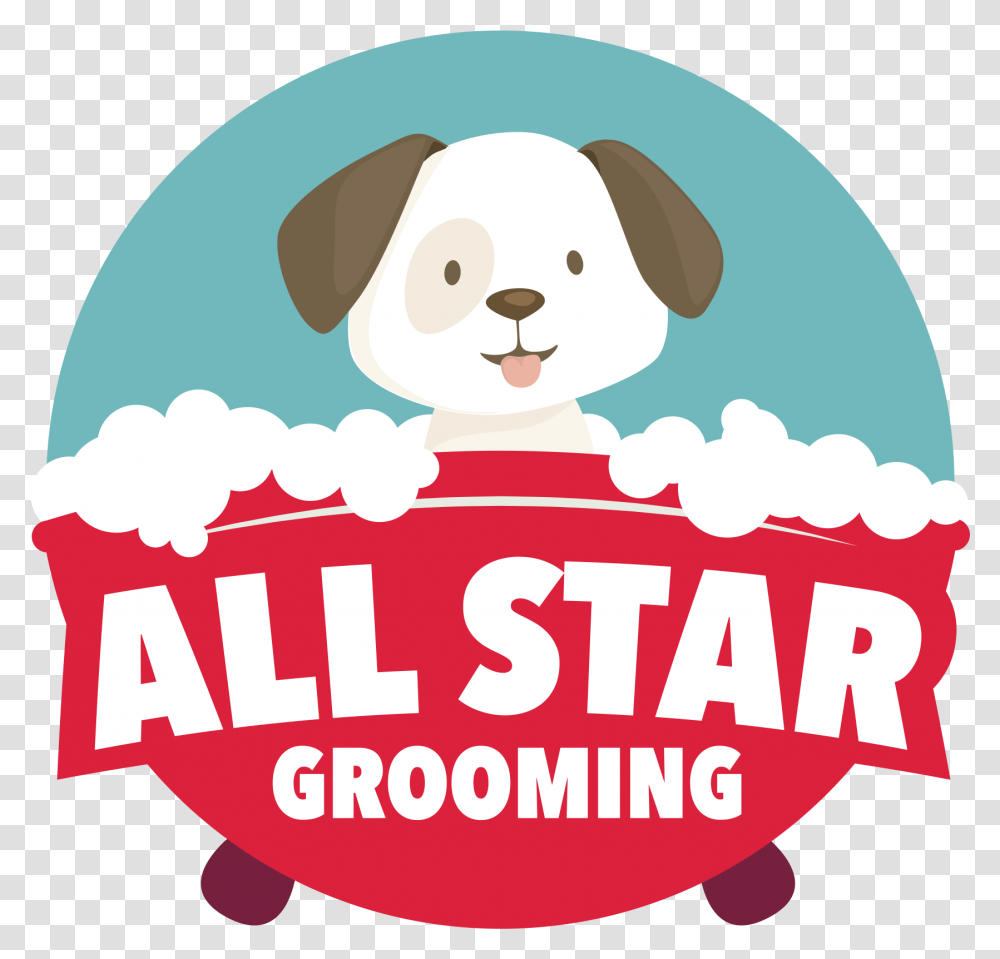All Star Grooming Cartoon, Label, Outdoors, Logo Transparent Png