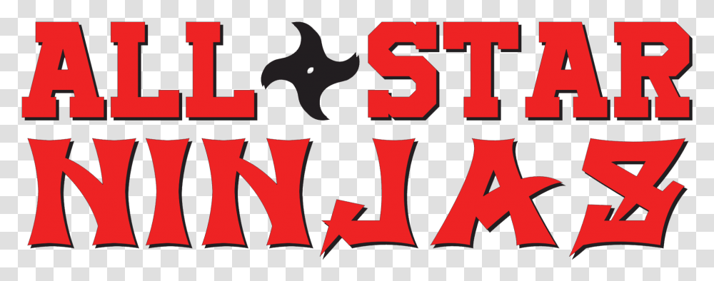 All Star Ninjas Clip Art, Text, Alphabet, Word, Symbol Transparent Png