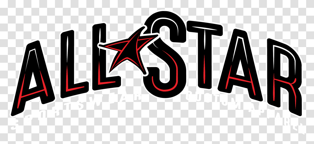 All Star Sportswear All Star Logo, Text, Label, Symbol, Light Transparent Png