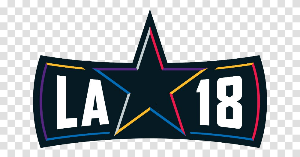 All Star Weekend Logo 2018 Nba All Star Weekend 2018 Logo, Symbol, Number, Text, Star Symbol Transparent Png