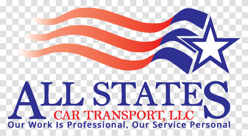 All States Car Transport Logo Graphic Design, Poster, Advertisement Transparent Png