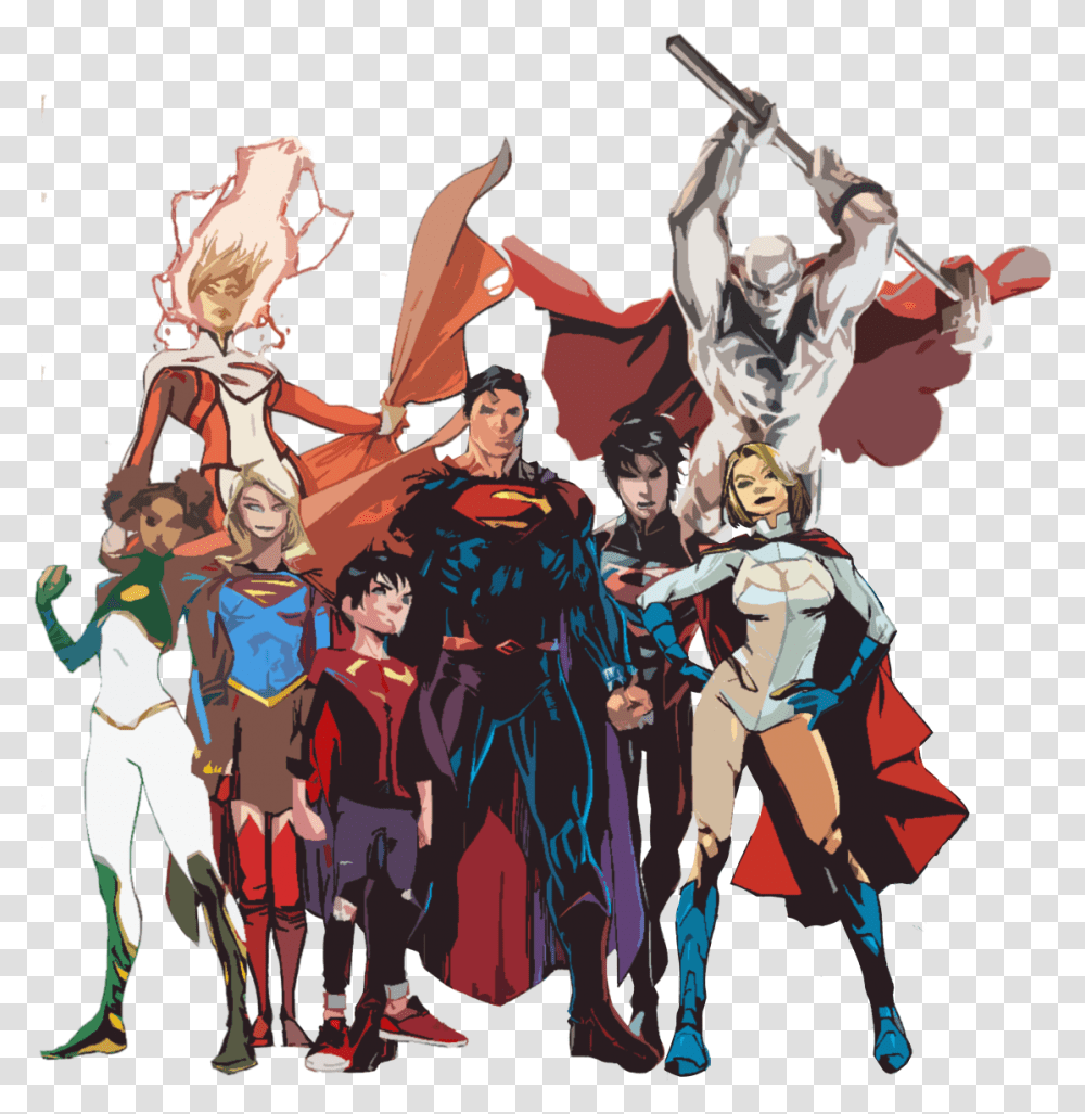 All Superman's Sidekicks, Person, Human, Comics, Book Transparent Png