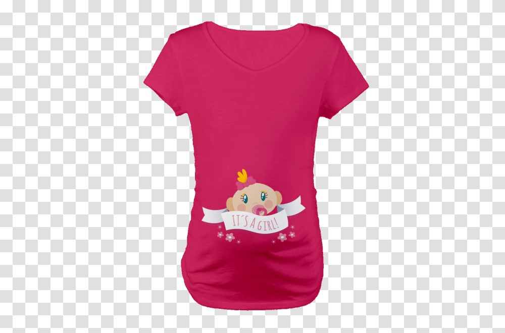 All T Shirts Its A Girl, Apparel, T-Shirt Transparent Png