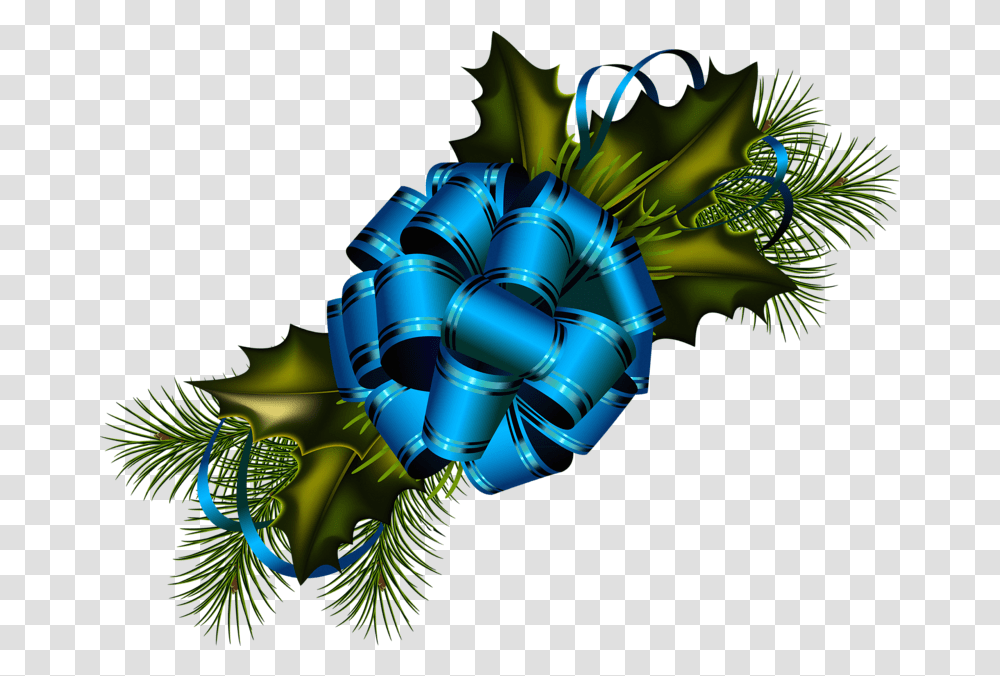 All Things Christmas Wreaths Clip Art Bows Clip Clip Art Blue Christmas Bow, Ornament, Pattern, Fractal, Graphics Transparent Png