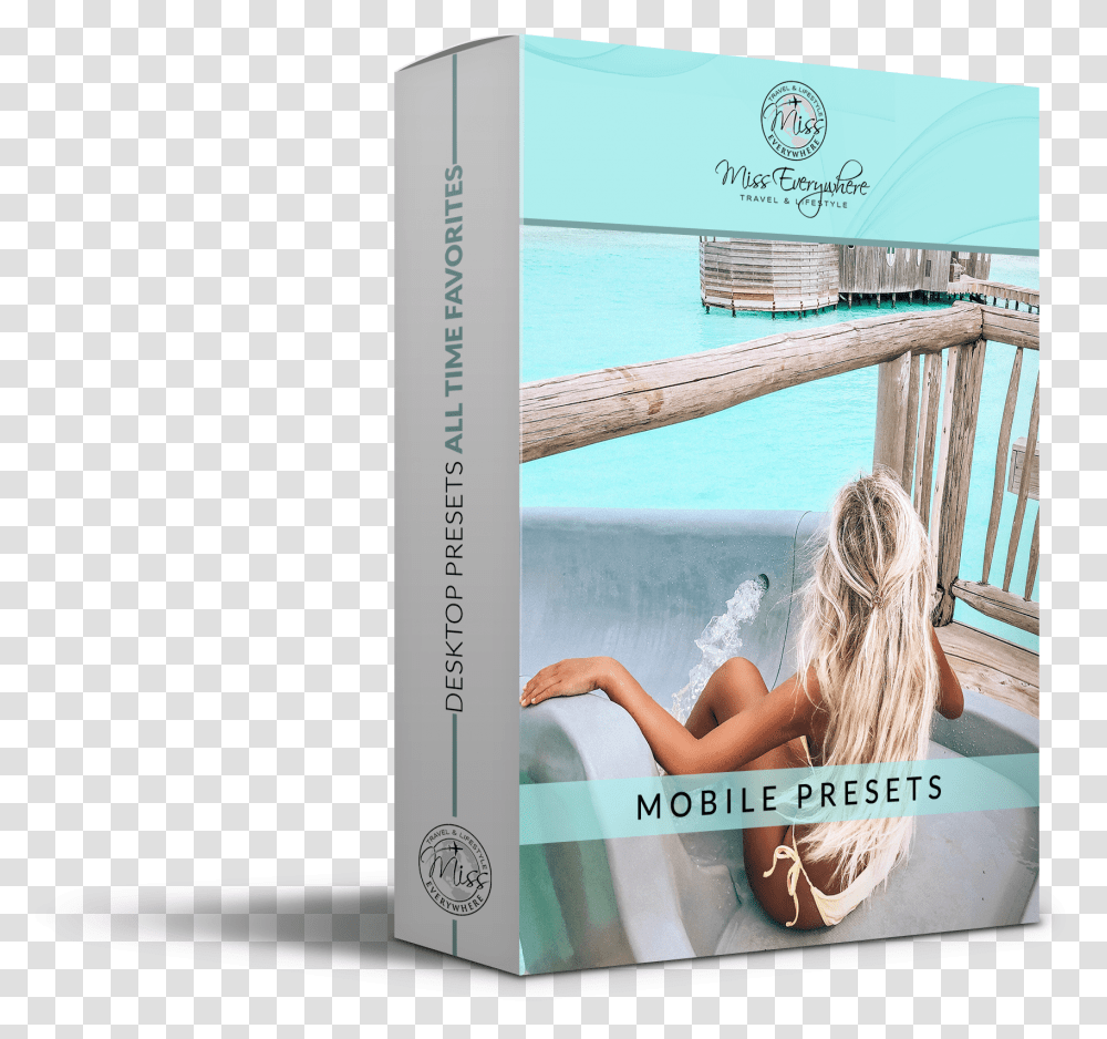 All Time Favorite Mobile Preset Pack Book Cover, Person, Blonde, Woman, Girl Transparent Png