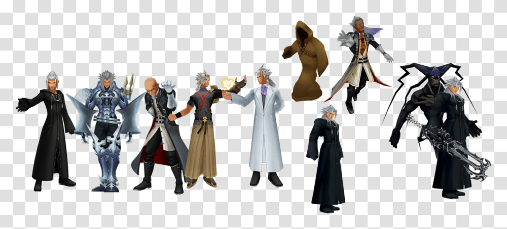 All Versions Of Xehanort Download Kingdom Hearts Riku Evolution, Costume, Person, Coat Transparent Png