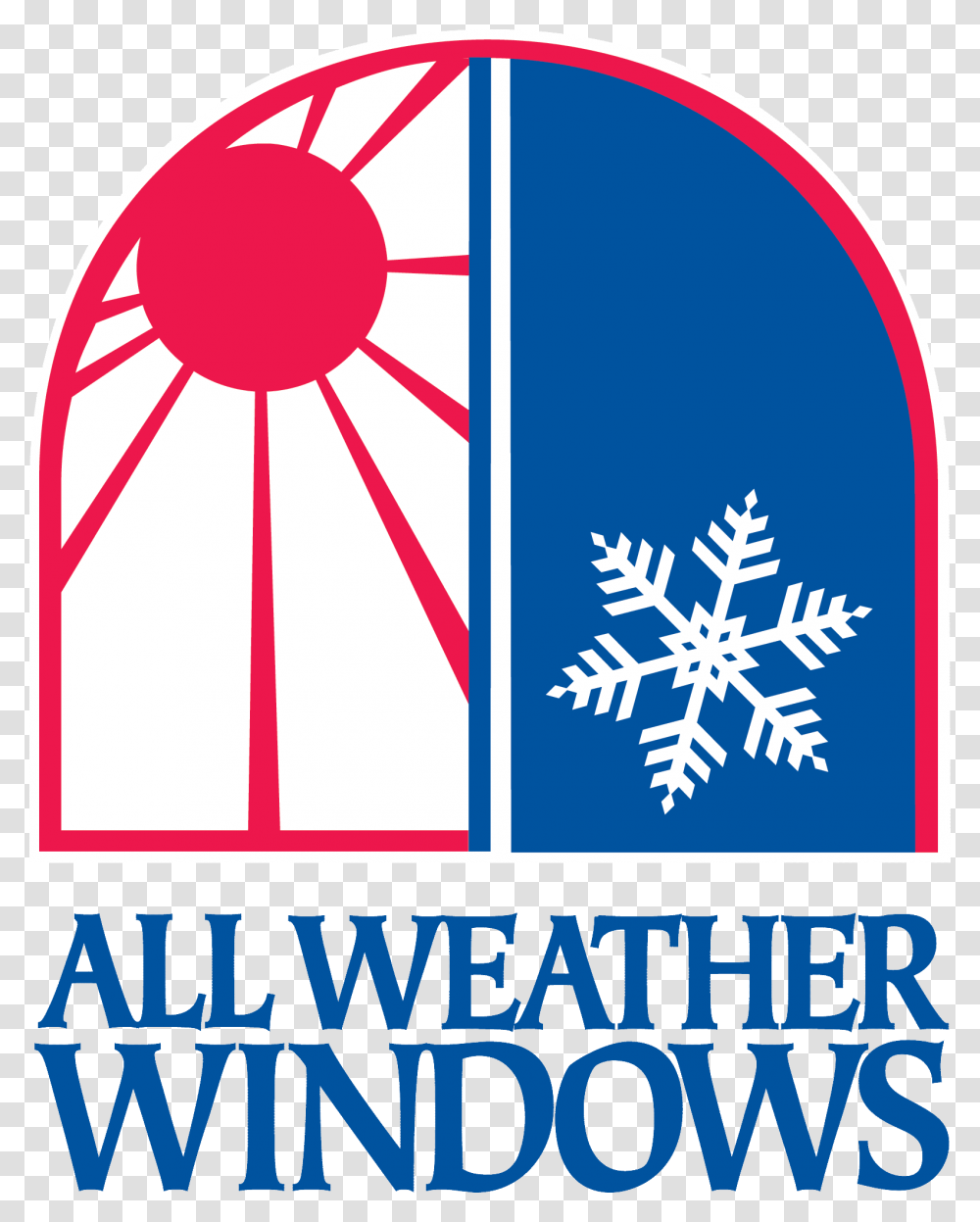 All Weather Windows Logo, Snowflake, Trademark Transparent Png