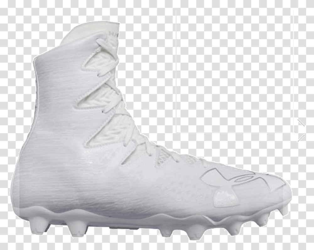 All White Under Armour Football Cleats Ua Highlight Cleats, Clothing, Apparel, Footwear, Shoe Transparent Png