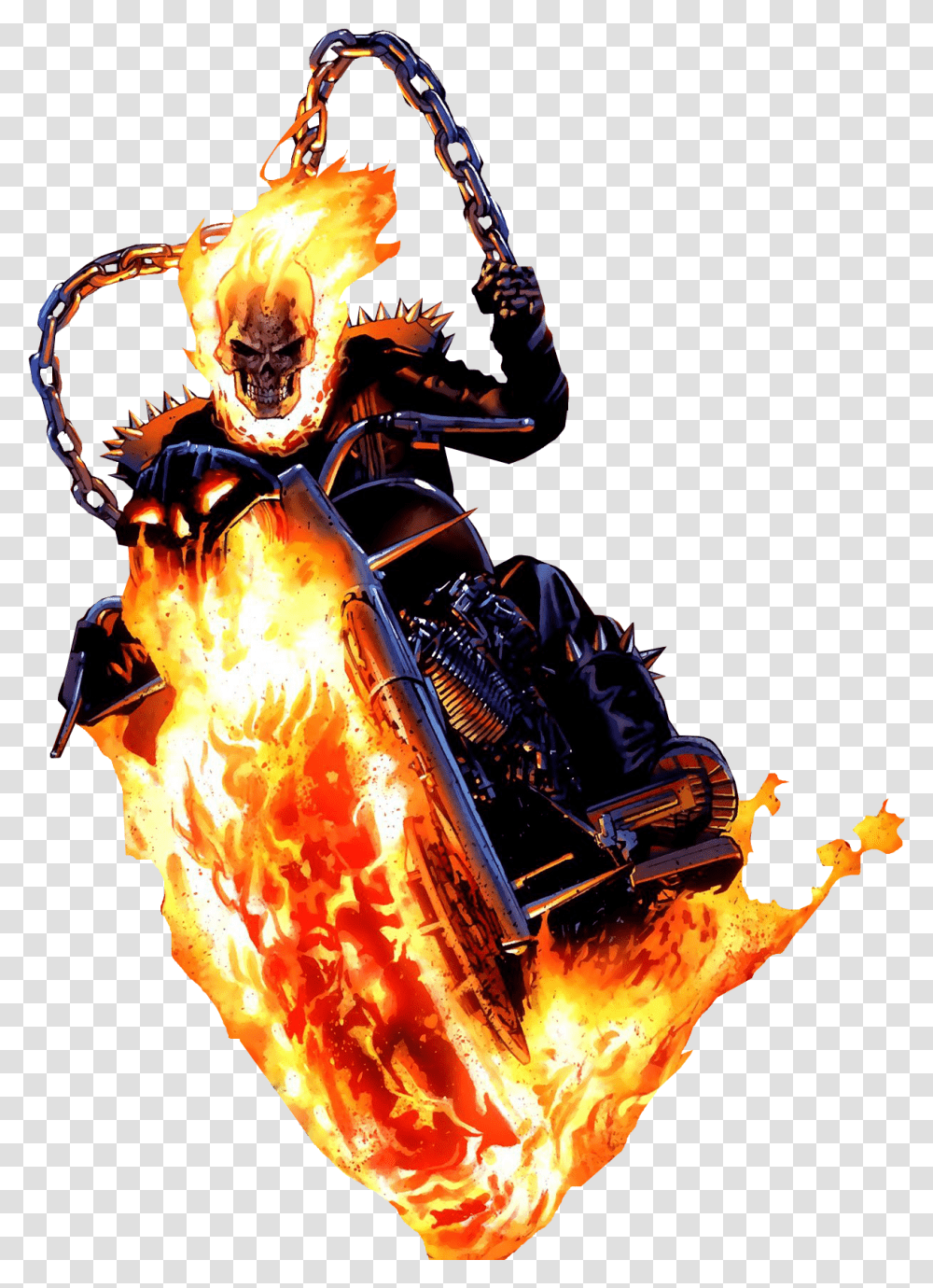 All Worlds Alliance Wiki Marvel Johnny Blaze Ghost Rider, Bonfire, Flame, Dragon, Knight Transparent Png