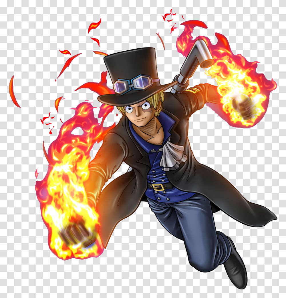 All Worlds Alliance Wiki One Piece Burning Blood Sabo, Person, Human, Performer, Bonfire Transparent Png