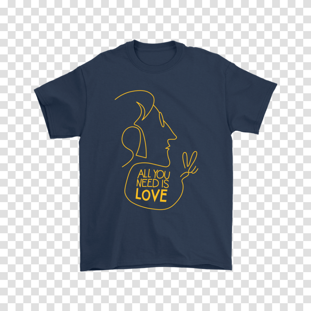 All You Need Is Love John Lennon, Apparel, T-Shirt Transparent Png ...