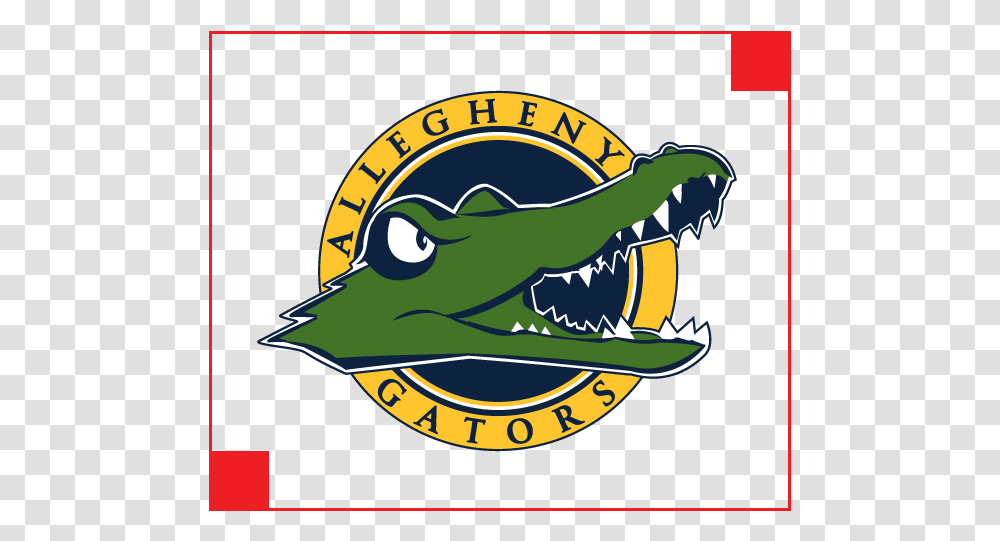 Allegheny College Gators Logo, Reptile, Animal, Crocodile, Alligator Transparent Png