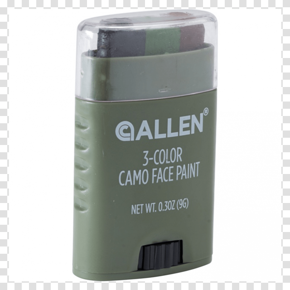 Allen 3 Color Camo Face Paint StickTitle Allen 3 Bottle, Shaker, Cosmetics, Deodorant Transparent Png