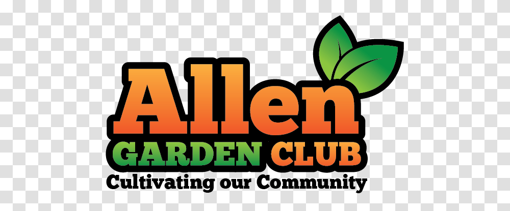 Allen Garden Club, Label, Plant, Meal Transparent Png