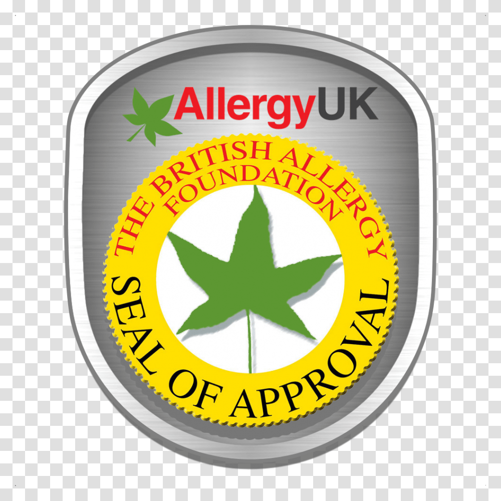Allergy Uk Seal Of Approval Logo Allergy Uk, Star Symbol Transparent Png