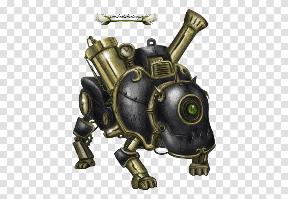 Allerlei Roosketubedesign Steampunk Kever Cartoon, Armor, Bronze, Gun, Weapon Transparent Png