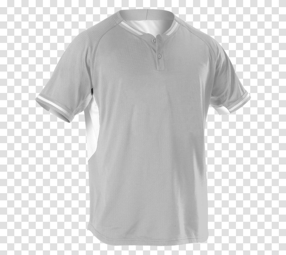 Alleson 524pd Adult 2 Button Baseball Jersey Baseball Jerseys 2 Buttons, Apparel, Shirt, T-Shirt Transparent Png
