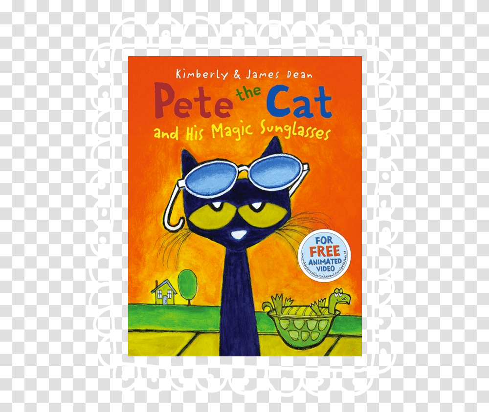Alley Cat Clipart James Dean Pete The Cat And His Magic Sunglasses, Advertisement, Poster, Label Transparent Png