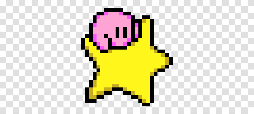 Allies Kirby Text Symbol Star Heart Eyes, Pac Man Transparent Png