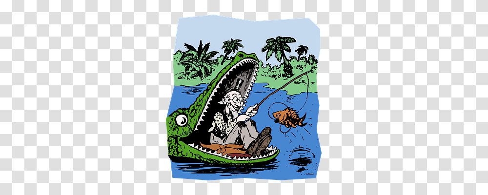 Alligator Person, Water, Outdoors Transparent Png