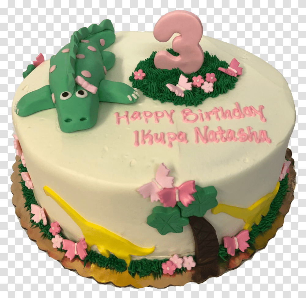 Alligator Cake, Birthday Cake, Dessert, Food Transparent Png