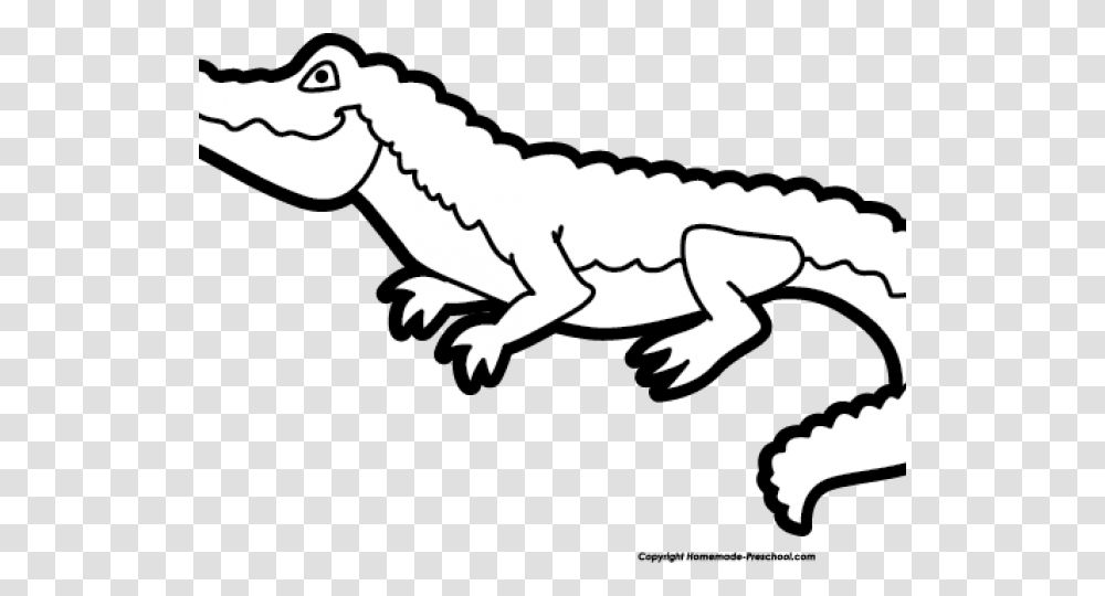 Alligator Clipart Black And White, Animal, Person, Human, Crocodile Transparent Png