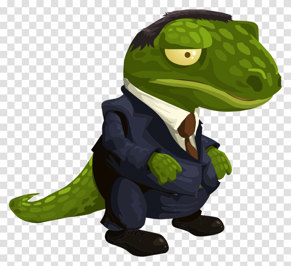 Alligator Crocodile Suit Cartoon Animal Wildlife Cartoon Animal In A Suit, Frog, Amphibian, Helmet Transparent Png