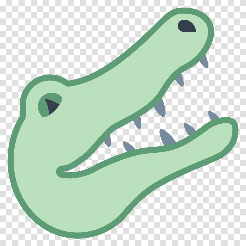 Alligator Easy Crocodile Head Drawing, Teeth, Mouth, Lip, Reptile Transparent Png