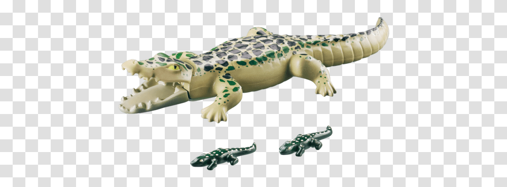 Alligator Playmobil, Animal, Amphibian, Wildlife, Dinosaur Transparent Png