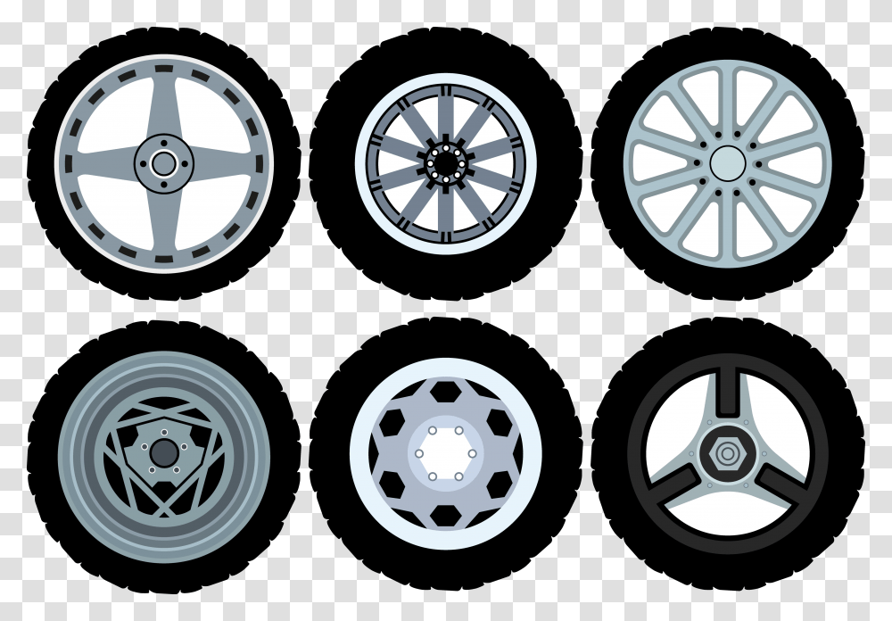 Alloy Wheels Clipart Alfa Romeo 1970 Wheels, Machine, Spoke, Tire, Car Wheel Transparent Png