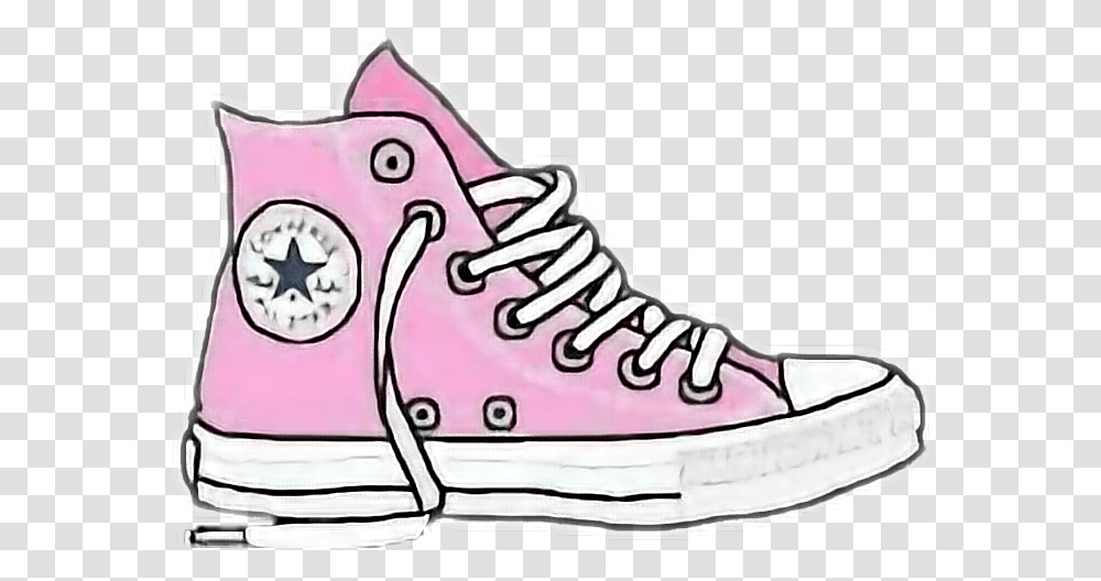 Allstars Tenis Zapatilla Pink Converse Zapato Converse, Apparel, Shoe, Footwear Transparent Png