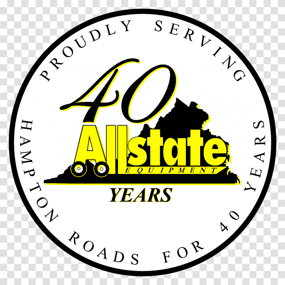 Allstate Equipment Circle, Logo, Label Transparent Png