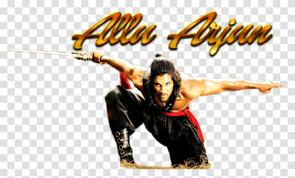 Allu Arjun Background Poster, Person, Leisure Activities, Sport, Martial Arts Transparent Png
