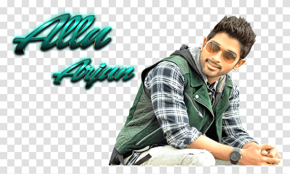 Allu Arjun Free Desktop Background, Sunglasses, Accessories, Person Transparent Png