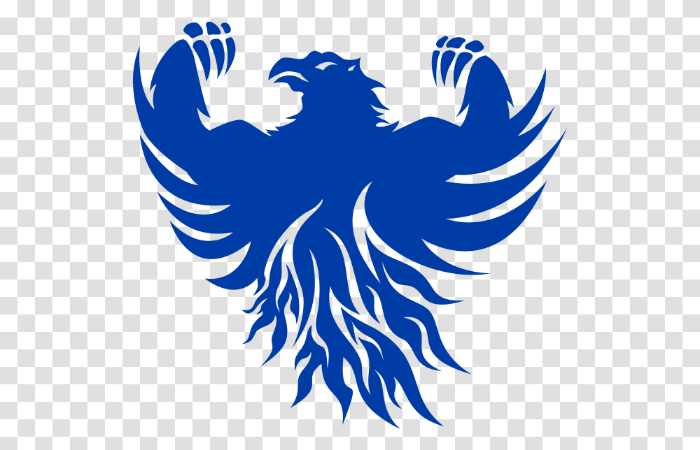 Alluvium Crossfit Phoenix Logo Blue Phoenix Creative Phoenix Logo, Symbol, Emblem, Painting, Art Transparent Png
