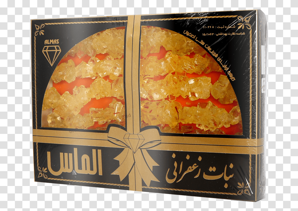 Almas Nabat Sadre Zaferani Toffee, Pizza, Food, Paper Transparent Png