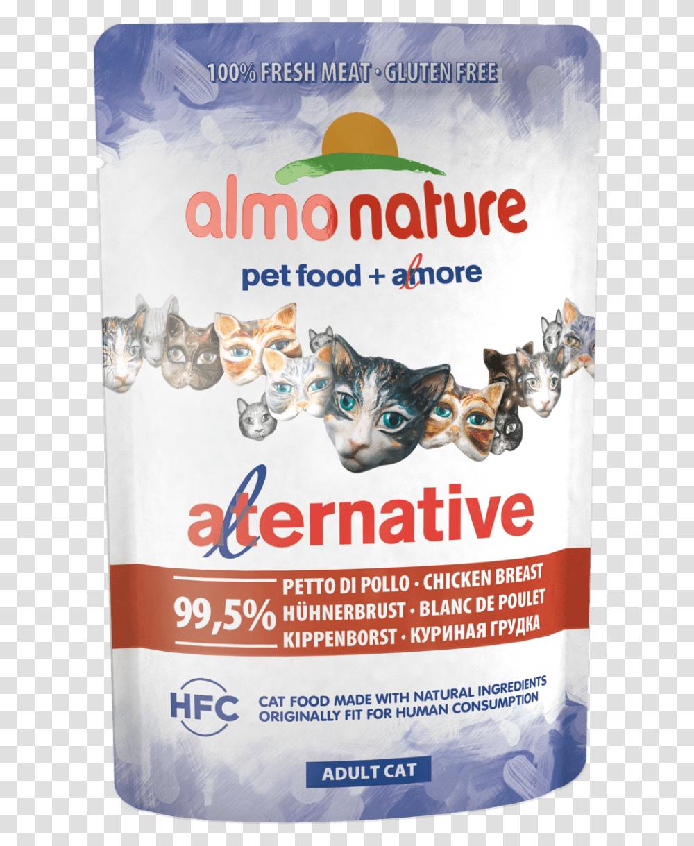 Almo Alternative Chat, Cat, Animal, Poster, Food Transparent Png